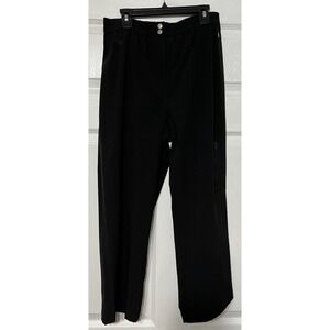 Chico's Zenergy Black Athletic Pants Stretch w/Snaps Sz 0 Short (Sz 4/6 Petite)